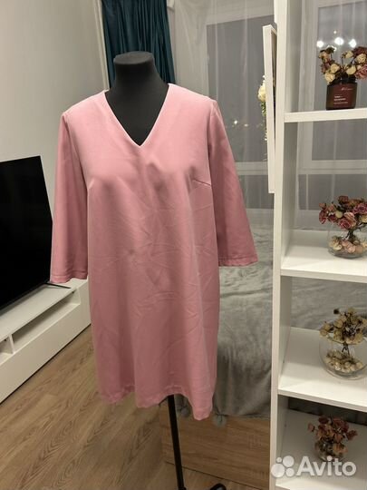 Платье женское розовое