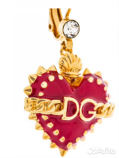 Серьги эмаль D&G оригинал