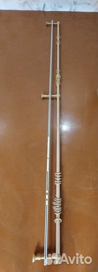 Карниз для штор двухрядный бу