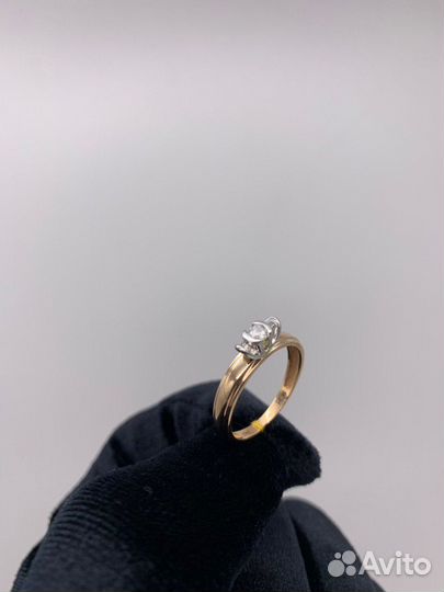 Помолвочное Кольцо из розового золота С бриллианто