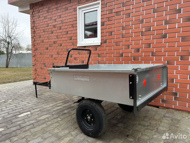 Прицеп для мотоблока тпм-500-1 про оцинкованный