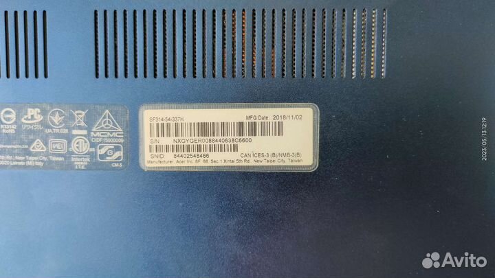 Ноутбук acer Swift 3