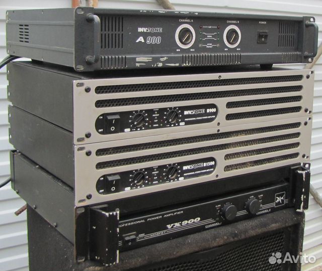 Усилители звука 160-3550W Pro 4ш QSC Crown PV ASR