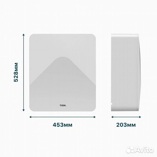 Приточный очиститель воздуха Бризер Tion 4s Family