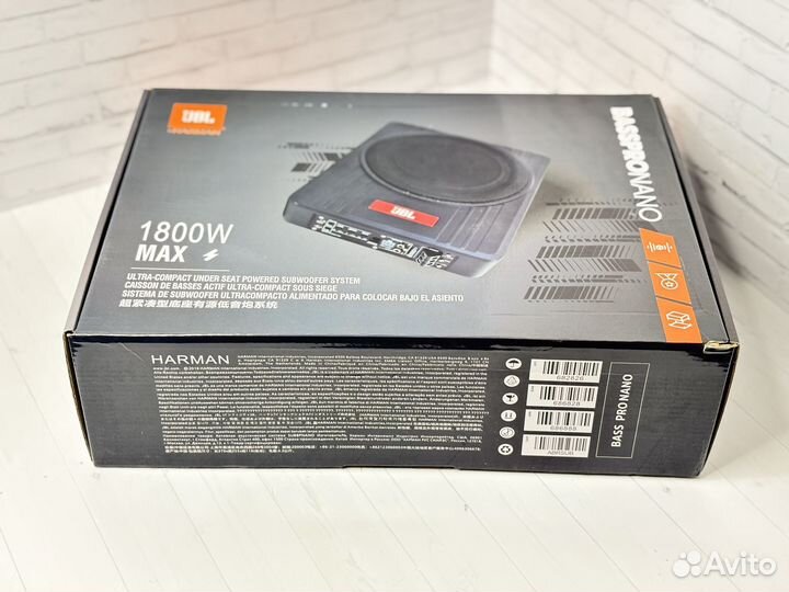 Активный сабвуфер под сиденье JBL 1800w новый