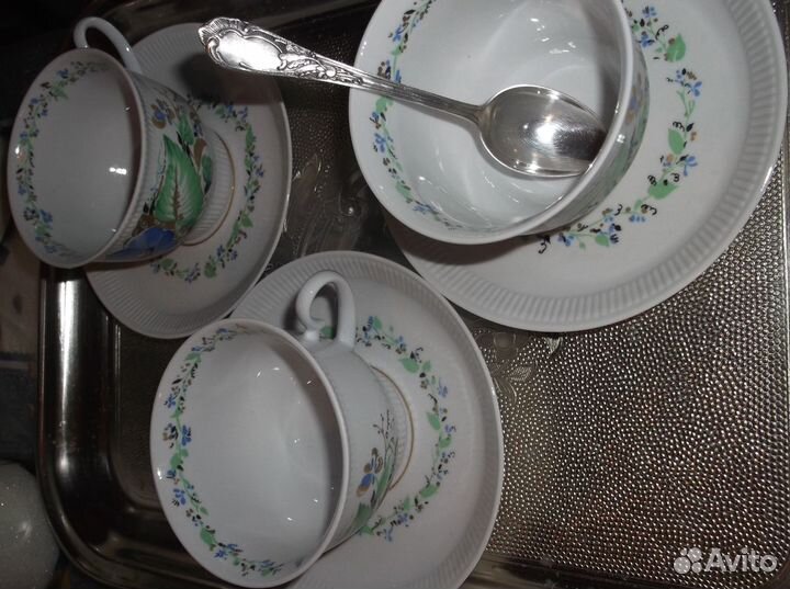 Чайные пары фарфор лфз 1 сорт