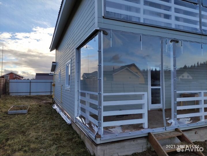 Мягкие окна для кафе летней веранды беседки