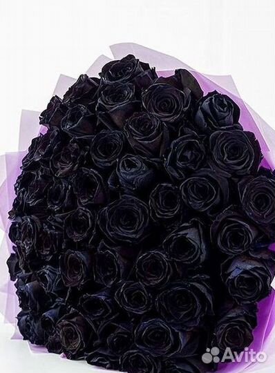 Чёрные розы Доставка цветов Букеты