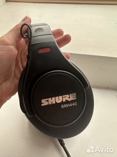 Наушники shure SRH 440 с чехлом