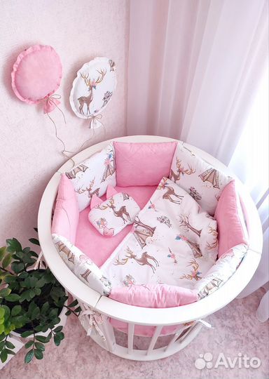 Бортики в детскую кроватку. новые