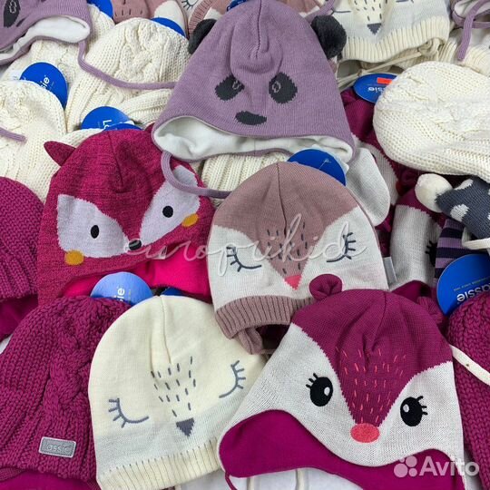 Шапки Lassie зимние шерсть размеры на выбор новые