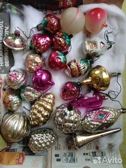 Елочные игрушки СССР