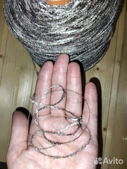 Пряжа итальянская бобинная хлопок фантазийный