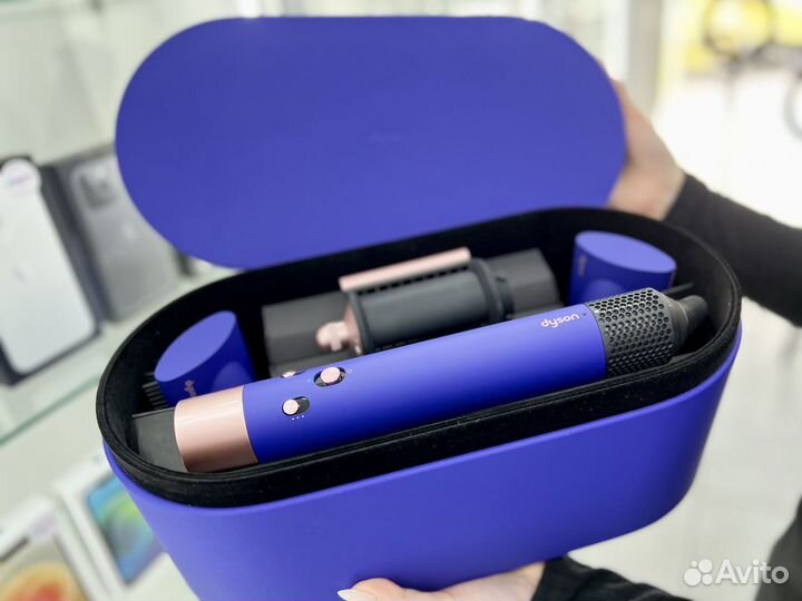 Стайлер Dyson Airwrap Complete Long HS05 Vinca Blu