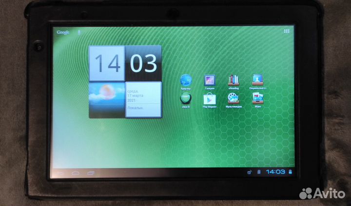 Планшет acer iconia tab a500
