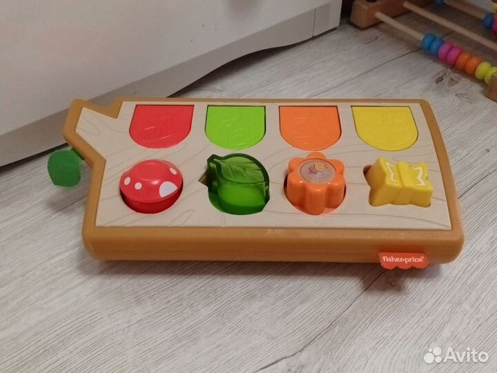 Fisher price развивающая игрушка полено