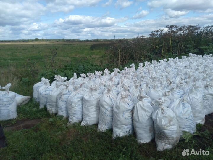 Навоз перегной в мешках