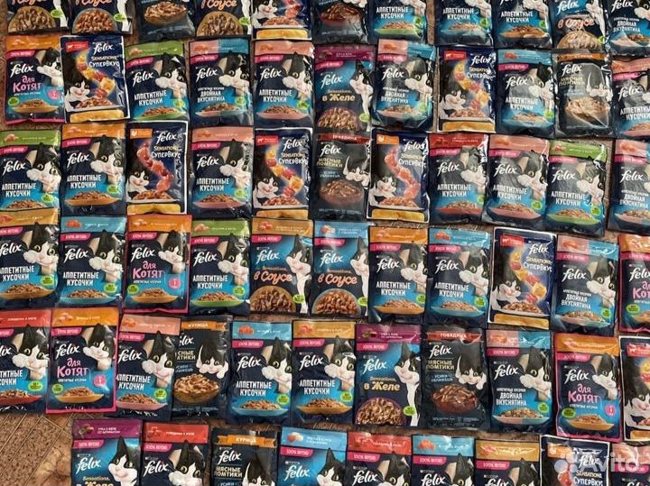 Корм влажный для котов Felix