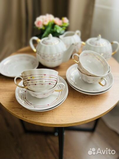 Чайный сервиз дулевский фарфор