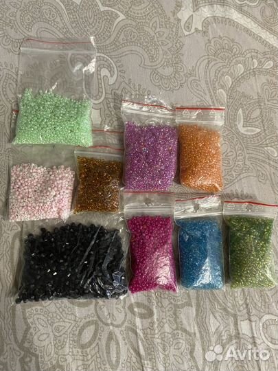 Бисер фурнитура наклейки