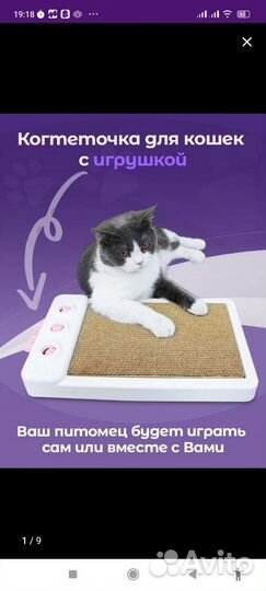 Когтиточка новая с игрушкой