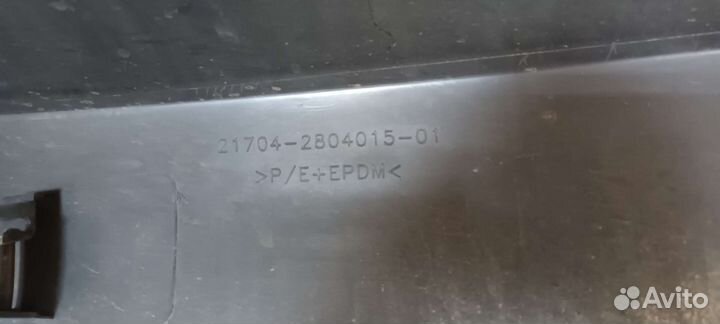 Задний бампер priora 2