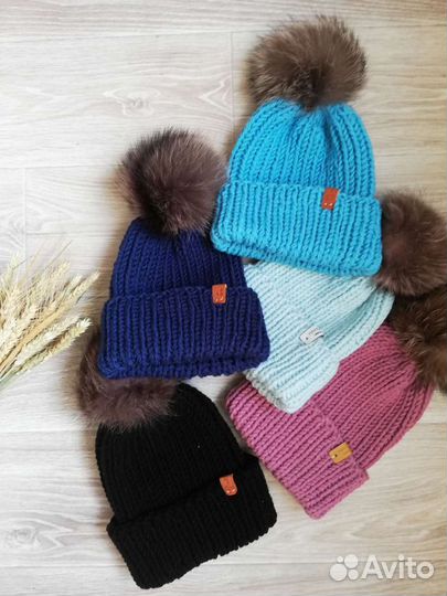 Шапка снуд варежки