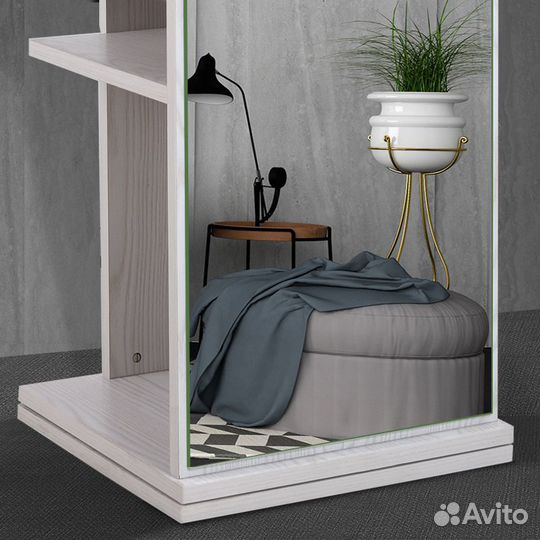 Напольный зеркалом с вешалка