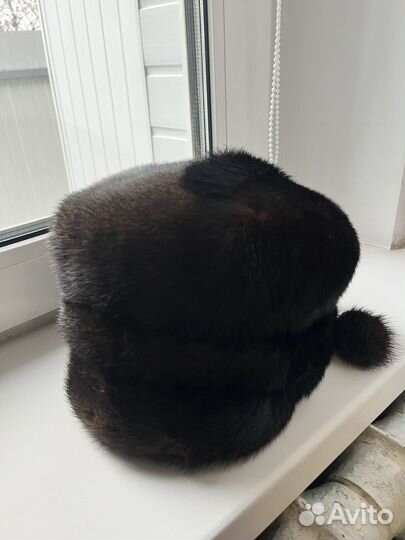 Шапка зимняя норковая женская