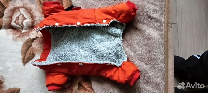 Комбинезон для собаки(мелких пород) зимний