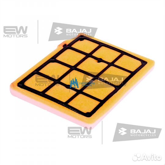 Элемент воздушного фильтра bajaj Boxer 125/150 (в