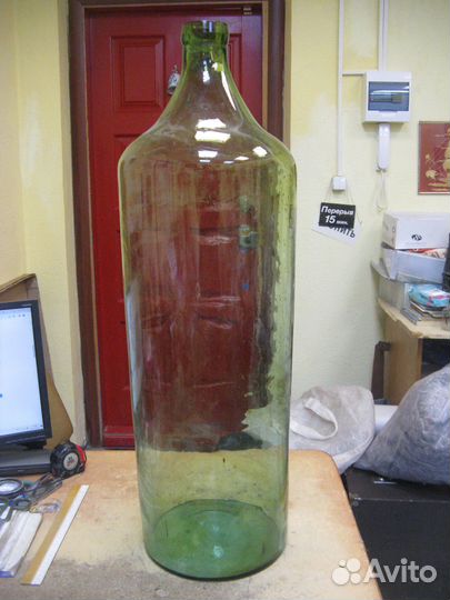 Бутыль стеклянная