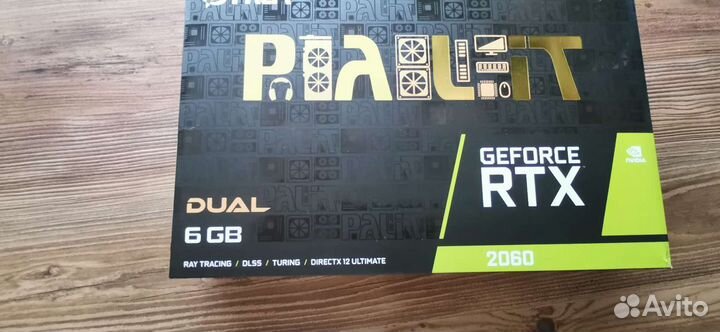 Palit GeForce RTX 2060 Dual 6gb 60+фпс ультра