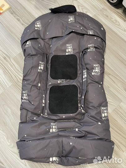 Зимний конверт в коляску leokid