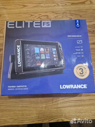 Эхолот картплоттер lowrance elite 9fs