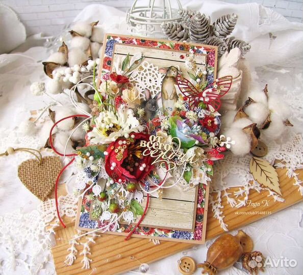 Открытки ручной работы к праздникам