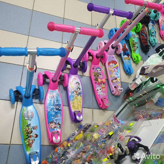 Самокаты детские новые до 60кг
