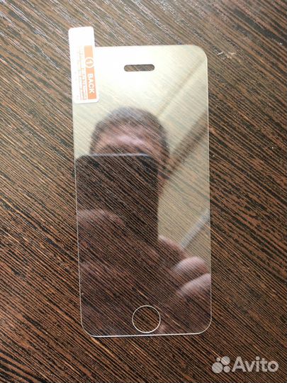 Стекло защитное iPhone 5, 5S, SE