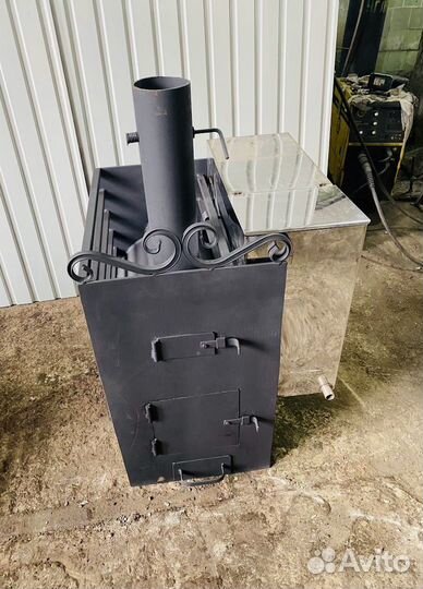 Печь для бани Сувар16 с баком