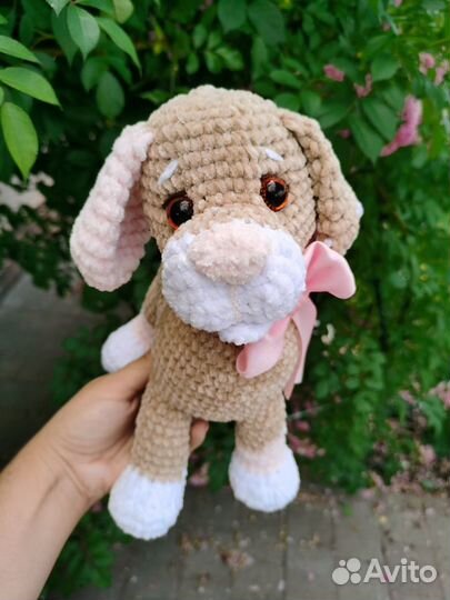 Мягкая игрушка из велюр, ручная работа