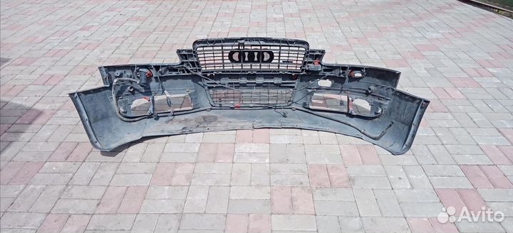 Бампер передний на Audi A6/C6