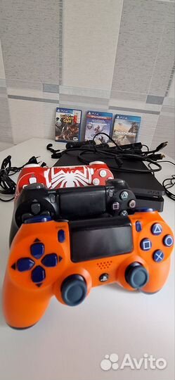 Игровая приставка ps4 slim