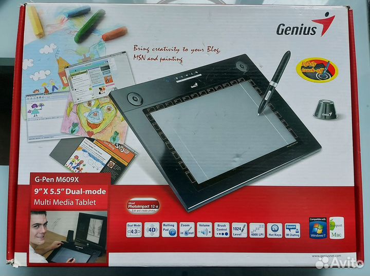 Графический планшет Genius G-pen M609X
