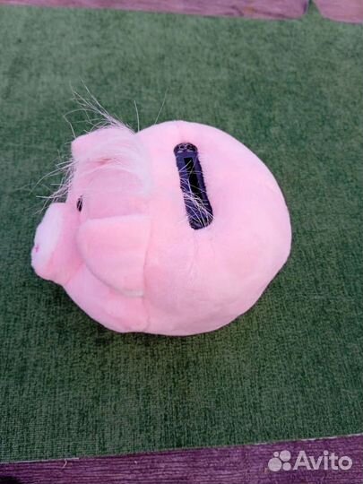 Копилка плюшевая музыкальная с цветомузыкой