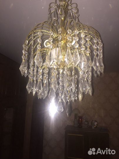 Люстра хрустальная Чехия