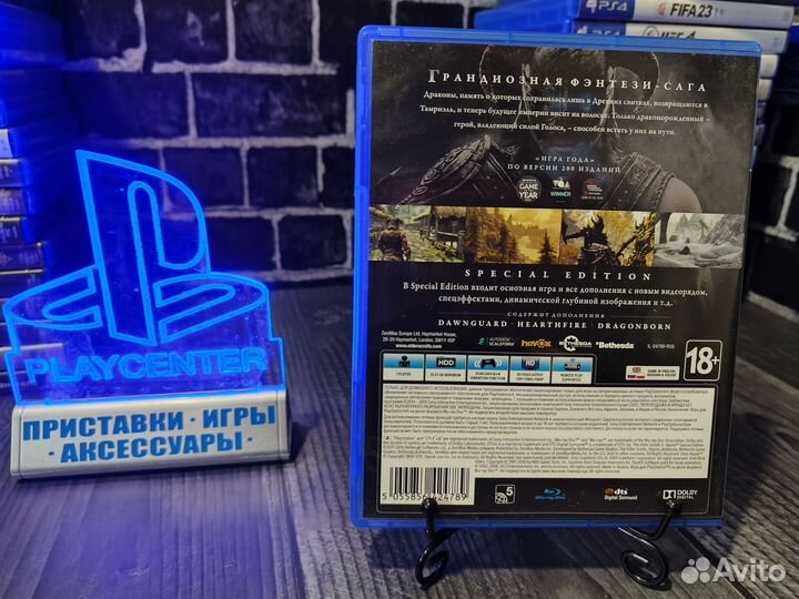 The elder scrolls v skyrim PS4 диск