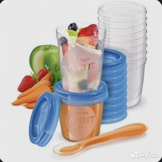 Контейнеры для хранения грудного молока Philips