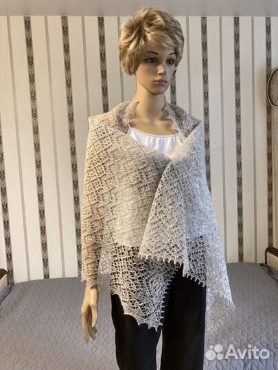 Палантин ажурный