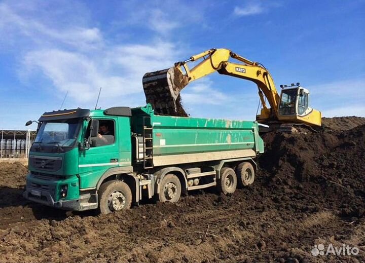 Грунт плодородная земля песок щебень пгс