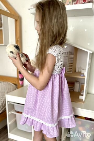 Платье для девочки 4-6 лет